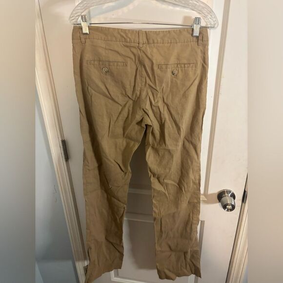 Theory women’s linen pants tan size 6 EUC - Picture 3 of 4